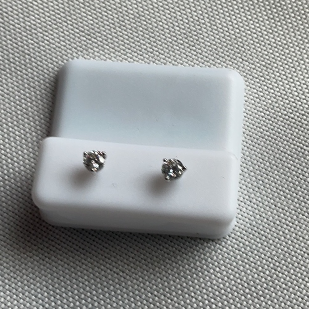 Sterling Silver Moissanite .44 ctw